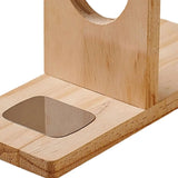 Wooden Hot Glue Holder Universal Tabletop Tools Storage Holder Hot Melt Glue Support Stand Base No Messy for Hobby Professionals
