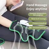 Heating Air Compression Hand Massager Set Professional Circulation Therapy for Pain Relief & Relaxation, Beauty Salon & Home