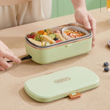 900ml Electric Lunch Box Water Free Heating Bento Box Stainless Steel Food Warmer Portable Thermal Boxes For Office School 220V