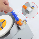 150MM Electric Surface Grinder - Speed Adjustable Wet/Dry Polishing Machine with White Alumina Wheel & Diamond Sanding Discs