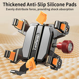 LanParte Vacuum Adsorption Five-claw Metal Car Phone Holder for Off-road Vehicle Phone Bracket Suitable for 6.1-7.2 Inch Phones