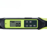 1/2 Inch Digital Torque Wrench with Angle Setting, Chrome Finish, Steel Alloy, Manual Operation, OEM Available, GS Certified