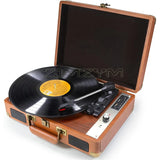 Retro Vinyl Record Electromechanical Turntable  Phonograph  Living Room Decoration  Antique Stereo Home Use Ruby Stylus