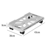 Universal Adjustable CPU Holder Mobile Scalable CPU Stand with Caster Wheels CPU Tower Holder Under Desk Computer