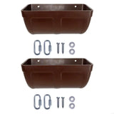2025 New 2PCS Chicken Feeders Hanging Waterer Bowl Efficient Poultry Feeding Solution for Small Farm Coops Feeding Accessories