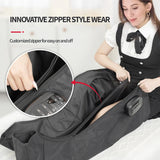 Air Compression Leg Massager Air Wrap Professional Presotherapy Recovery Boots with Chambers Rechargeable for Foot Therapy
