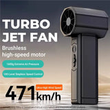 Violent Blower Handheld Turbo Fan 64Mm Brushless Powerful 1600G Thrust Highpowers Duct Fan Turbo Fan Car Air Blower