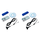 2X 25 Mhz -1760 Mhz Receiver For SDR RTL2832U R828D A300U DAB FM