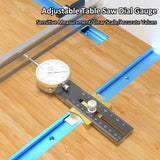 Table Saw Dial Gauge Adjustable Dial Indicator 130-220mm Saw Calibration Tool Calibrating Machinery Hand Woodworking Tools