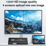 Video Wall Controller 2x2 HD-MI DVI Video Wall Processor 1X2 1X4 1X3 2X1 3x1 4X1 Multi Video Screen Processor Splicer