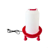 New Poultry Water Heater Electric Heated Waterer Constant Heat Winter Watering Bowl