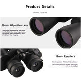10-380X100 High-definition Binocular Telescope 10-90X Zoom Handheld Outdoor Birdwatching Binoculars with Large Objective Lens