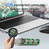 High Quality Magnifying Glass 100X with 8 LED Light 2 Inch Screen Digital Magnifying Glass
