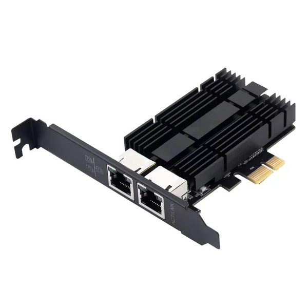 Fast Dual Port 2.5G Network Card - Pcie To RJ45 2500Mbps Gigabit Ethe ...