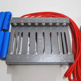 With high current test leads, 8-channel universal cylindrical battery battery capacity tester and balancer stand