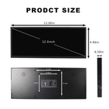 12.3" 1920x720 400nit IPS Touch LCD Monitor ,USB C Video Input