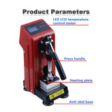 Hot Rosin Press Machine Small 5*7cm Top And Bottom Heating Rosin Press Machine CH2034 Portable Rosin Machine 110v / 220v 400W