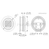 Automotive Pneumatic High Range Speaker Pneumatic Ultra High Range Speaker Car Belt High Range Speaker