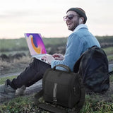 B27B For Anker 521 Carrying Case Travel Storage Bag For Portable Power Station Organizer Bag With Shoulder Strap Handle