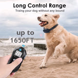 For 4 Dogs X14 Rechargeable Dog Training Collar with Remote Control - 500M Range, Rechargeable，Electgronic Dog Collar