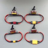 XT30/XT60/XT90/T-Plug Power High Current High Load Switch ON-OFF Toggle 12AWG for eBike RC Airplane ESC Motor Connecting Adapter
