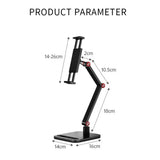 New Expandable Monitor Desk Holder 360° Swivel Adjustable Tablet Stand Foldable Tablet Bracket for 12-17in