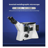 High Accuracy 4XC Three-Eye Inverted Metallographic Analyzer Microscope with Spheroidization Rate and Grain Size Measurement