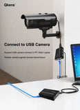 Real 4 Port USB 2.0 Network Extender Via RJ45 Cat5e Cat6 Ethernet Cable 100m for Webcam Camera Mouse Keyboard Printer Scanner