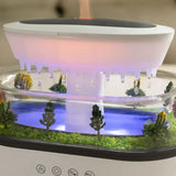 250ml Air Humidifier Microlandscape Raindrop Essential Oil Aromatherapy Diffuser with 7 Colors LED Lights Mist Humidifier