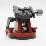 High Precision 0-65° Adjustable Tilt Head with Quick Release Clamp, Aluminum Alloy Tripod Mount Base, 3/8"-16 Thread