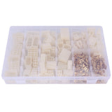 400Pcs 6.3Mm 1 2 3 4 6 8 9 Pin Electrical Automotive Wire Connector Male Female Socket Plug And Pin Header Crimp Wire Terminals