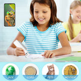 1Set 1000X Wifi Digital Microscope 1080P Portable USB Phone Magnifier For Repair Welding Microbe Observation Black