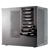 L8 8-Bay+3 NAS Chassis Case, ATX/MATX Memory Server Chassis Compatible with 315mm GPU Black