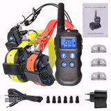 H883 Remote Walkie Talkie Dog Training Collar, Rechargeable, Shock, Vibration Beep Light  For 1/2/3 Dogs