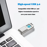 2X Fingerprint USB3.0 Flash Drive 64G Accurate Identificaiotn Privacy Management Key USB Fingerprint Flash Drive
