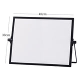 High Quality Foldable Desktop Whiteboard Double Sided Use Erasable Writing Board With Bracket Message Board Home