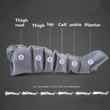 Air Compression Leg Massager 6 Chambers Body Massager Rechargerable Controller Blood Circulation Air Pump Wrap For Body Muscle