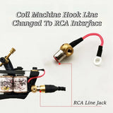 Professional Tattoo RCA Connector Samll Tattoos Machine Accessory Aesthetic Tattoos Supplies RCA Connectors for Coil Machines