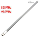3X 12Dbi 868Mhz 915Mhz Optimised Tuned Helium Omni Miner Fiberglass Aerial Antenna N-Male 550Mm Fiberglass Antenna Kit