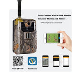Suntek HC900PRO 4K 30MP 4G Cloud Trail Camera Photo Traps with Live Video App Control