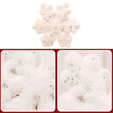 2025 New Snowflake Throw Pillow Safe for Kids Sensitive Skin Comfortable