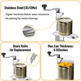 Update Design Cast Steel Can Open Kitchen Tools Manual Can Opener for Large Cans