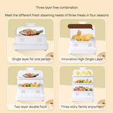 High Cost Performance Layer Electric Home Vegetable Large Electric Food Steamer and Manufacturer Steam Cooker