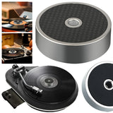 Record Weight Clamp 304 Stainless Steel/Carbon Fiber for Vibration Balanced for LP Vinyl Record Weight Player