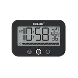 BLADR Touch Digital Shower Hygrometer Thermometer P54 Waterproof LCD Bathroom Kitchen Audible Atomic Alarm Clock Countdown Timer