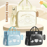 High Quality Thick Tutoring Bag Waterproof Portable Backpack Transparent Large Capacity Handbag School Office