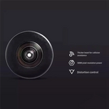 For Caddx Ratel2 Analog Camera 500MP Pixel 165° Viewing Angle Traverser FPV Versatile Convenience Camera, Easy Install Black