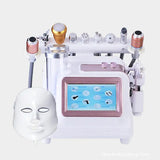 Multifunction Spa Facial Treatment Small Bubble Instrument 7 Colors LED Beauty Mask Oxygen Jet Peel Microdermabrasion Machine