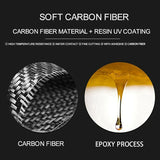 Soft Carbon Fiber For Hyundai Elantra 2017 2018 2019 2020 Center Console Gear Shift Frame Cover Trim Accessories Parts