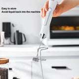 Portable Electric Milk Frother 3 Speeds USB Rechargeable Stainless Steel Silent Handheld Foam Maker for Coffee Egg Beverage